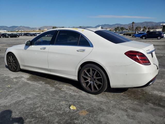 WDDUG6GB8JA383047 - 2018 MERCEDES-BENZ S 450 WHITE photo 2