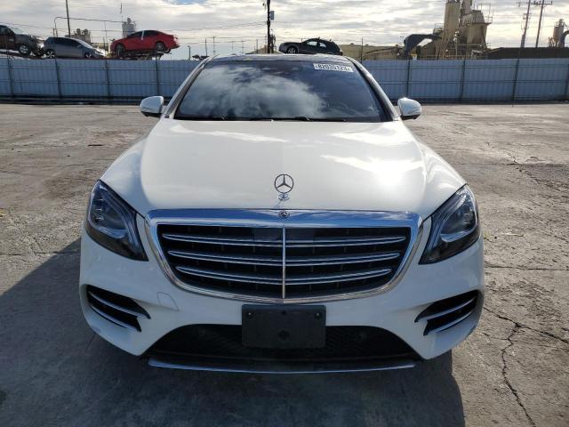 WDDUG6GB8JA383047 - 2018 MERCEDES-BENZ S 450 WHITE photo 5