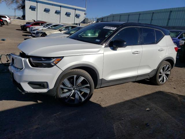 YV4ED3UR9M2552687 - 2021 VOLVO XC40 RECHARGE WHITE photo 1