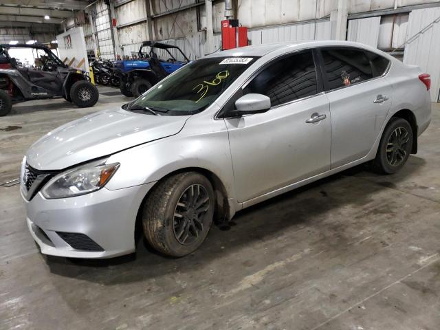 3N1AB7AP5HY384297 - 2017 NISSAN SENTRA S WHITE photo 1