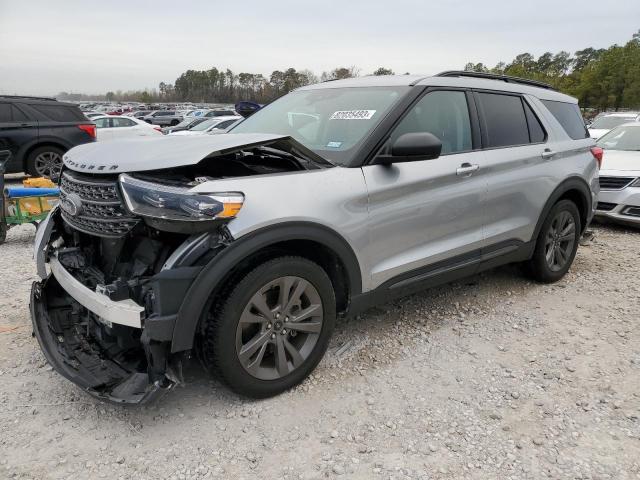 1FMSK7DH2MGA81488 - 2021 FORD EXPLORER XLT SILVER photo 1