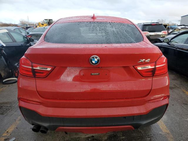 5UXXW5C59F0E87033 - 2015 BMW X4 XDRIVE35I RED photo 6