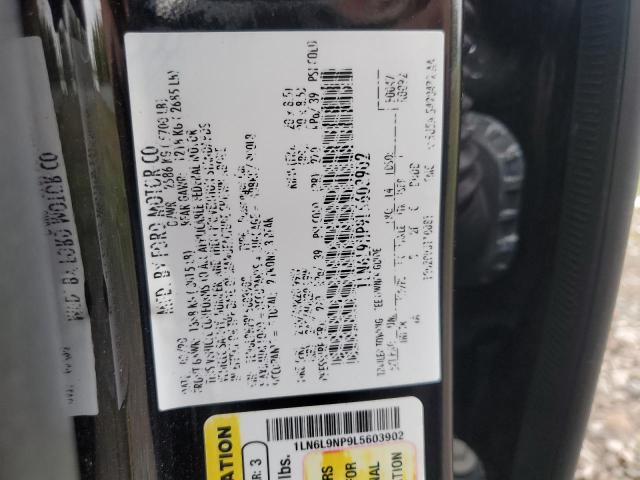 1LN6L9NP9L5603902 - 2020 LINCOLN CONTINENTAL RESERVE BLACK photo 12