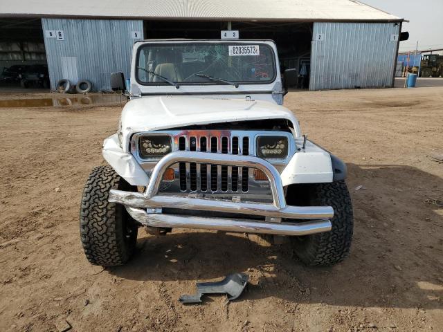 2J4FY39T7LJ523049 - 1990 JEEP WRANGLER / ISLANDER WHITE photo 5