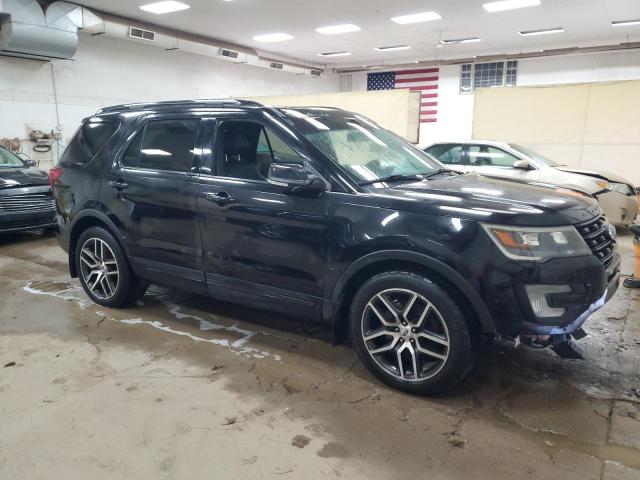 1FM5K8GT0GGD12282 - 2016 FORD EXPLORER SPORT BLACK photo 4