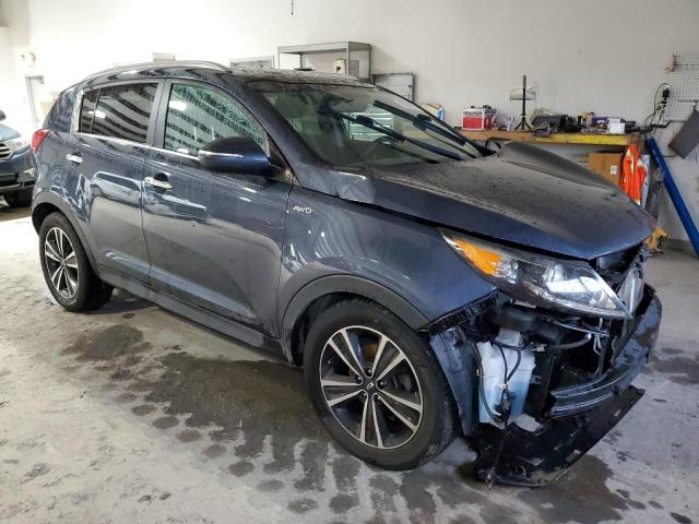 KNDPCCA64F7791577 - 2015 KIA SPORTAGE EX BLUE photo 4