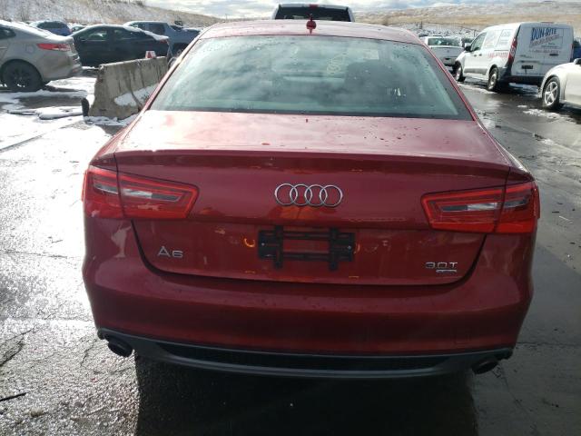 WAUHGAFC2DN039264 - 2013 AUDI A6 PRESTIGE RED photo 6