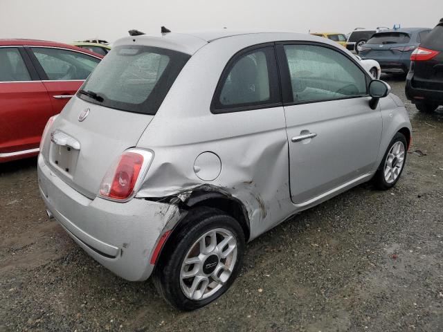 3C3CFFAR0DT546483 - 2013 FIAT 500 POP SILVER photo 3