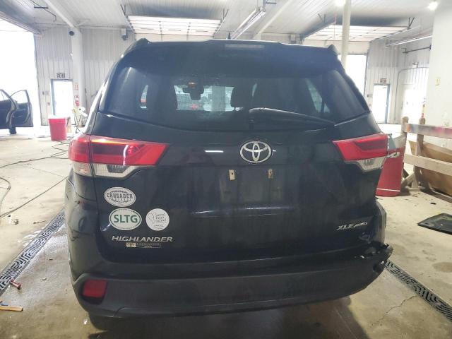 5TDJZRFHXKS595578 - 2019 TOYOTA HIGHLANDER SE 黑色 照片 6