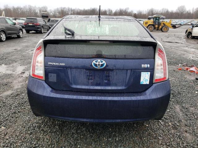 JTDKN3DU3E0363019 - 2014 TOYOTA PRIUS BLUE photo 6