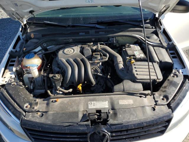 3VW2K7AJ0DM261549 - 2013 VOLKSWAGEN JETTA BASE WHITE photo 11