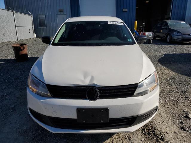 3VW2K7AJ0DM261549 - 2013 VOLKSWAGEN JETTA BASE WHITE photo 5