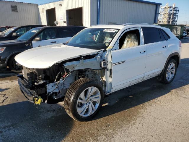 1V25E2CA2LC218997 - 2020 VOLKSWAGEN ATLAS CROS SE WHITE photo 1