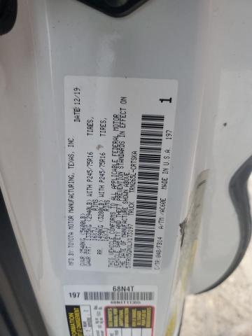 5TFRX5GN1LX173197 - 2020 TOYOTA TACOMA ACCESS CAB Белый фото 12