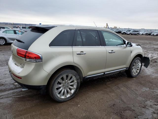 2LMDJ8JK8BBJ30770 - 2011 LINCOLN MKX TAN photo 3