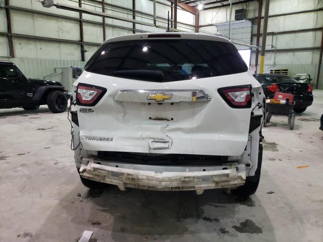 1GNKRFKD5HJ324527 - 2017 CHEVROLET TRAVERSE LS WHITE photo 6