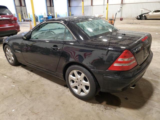 WDBKK49F22F270802 - 2002 MERCEDES-BENZ SLK 230 KOMPRESSOR BLACK photo 2