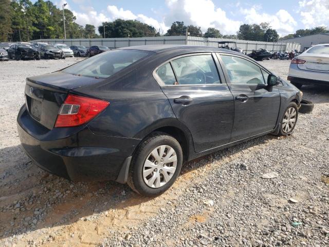 19XFB2F57CE086521 - 2012 HONDA CIVIC LX შავი ფოტო 3