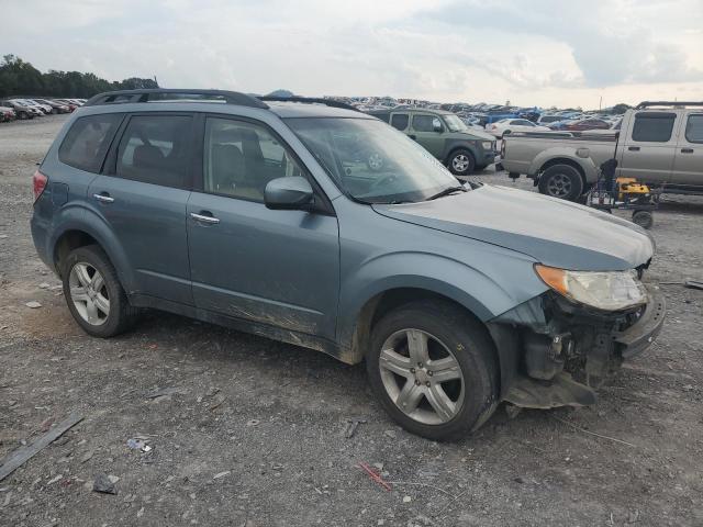JF2SH6CC5AH751416 - 2010 SUBARU FORESTER 2.5X PREMIUM BLUE photo 4