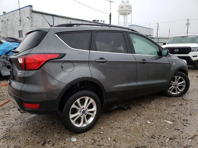 1FMCU9HD6KUA76634 - 2019 FORD ESCAPE SEL GRAY photo 3