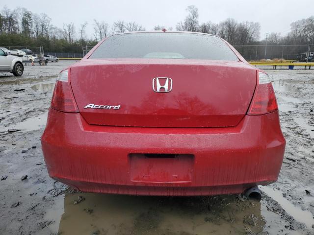 1HGCS1B81AA013773 - 2010 HONDA ACCORD EXL RED photo 6