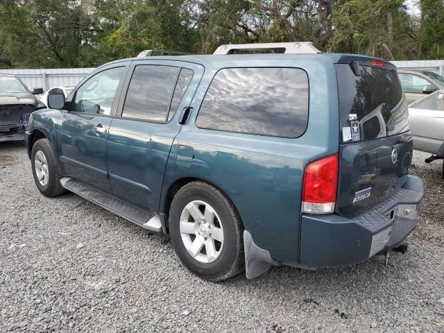 5N1AA08A14N717722 - 2004 NISSAN ARMADA SE GREEN photo 2