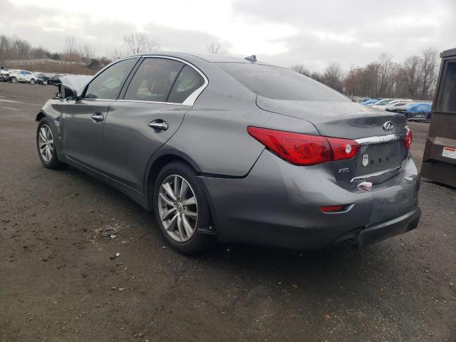 JN1BV7AR9FM407786 - 2015 INFINITI Q50 BASE GRAY photo 2