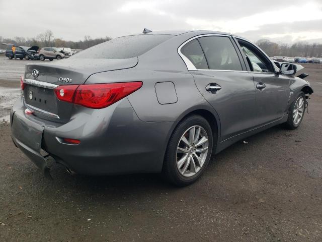 JN1BV7AR9FM407786 - 2015 INFINITI Q50 BASE GRAY photo 3