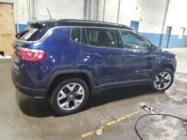 3C4NJDCB7LT147107 - 2020 JEEP COMPASS LIMITED BLUE photo 3