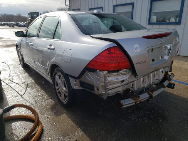 1HGCM56836A024695 - 2006 HONDA ACCORD EX SILVER photo 2