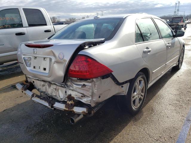 1HGCM56836A024695 - 2006 HONDA ACCORD EX SILVER photo 3