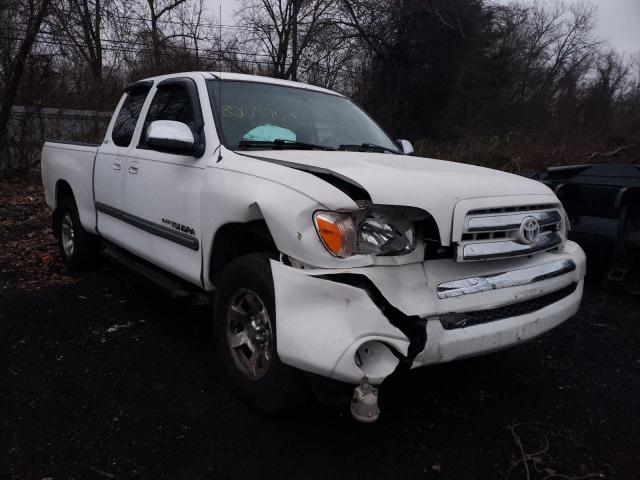 5TBRT34135S467557 - 2005 TOYOTA TUNDRA ACCESS CAB SR5 WHITE photo 4