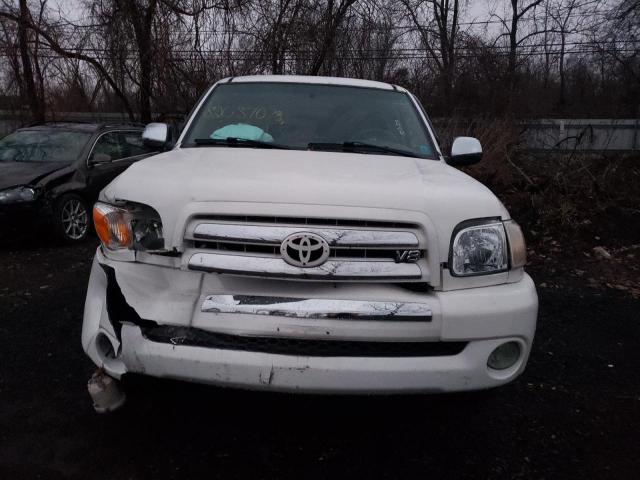 5TBRT34135S467557 - 2005 TOYOTA TUNDRA ACCESS CAB SR5 WHITE photo 5