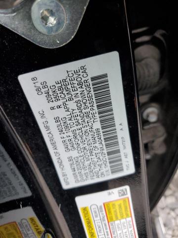 1HGCV2F9XJA045699 - 2018 HONDA ACCORD TOURING Қара фото 12