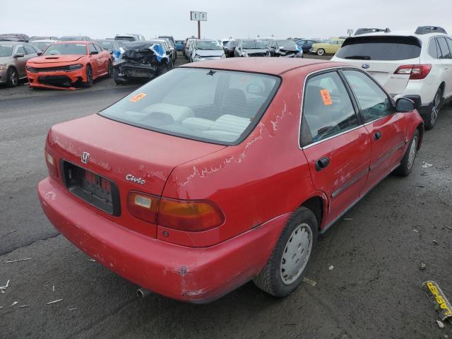 JHMEG8654SS029574 - 1995 HONDA CIVIC LX RED photo 3