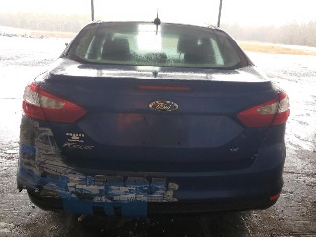 1FAHP3F27CL292716 - 2012 FORD FOCUS SE BLUE photo 6