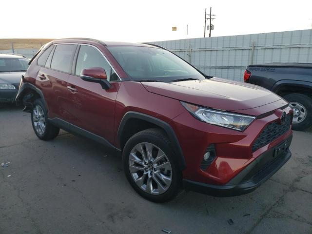 JTMA1RFV9KD031896 - 2019 TOYOTA RAV4 XLE PREMIUM BURGUNDY photo 4