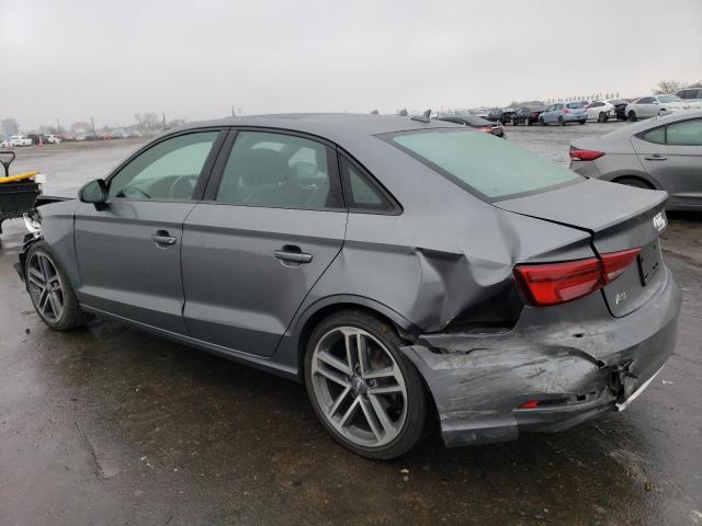 WAUAUGFF8J1017649 - 2018 AUDI A3 PREMIUM GRAY photo 2