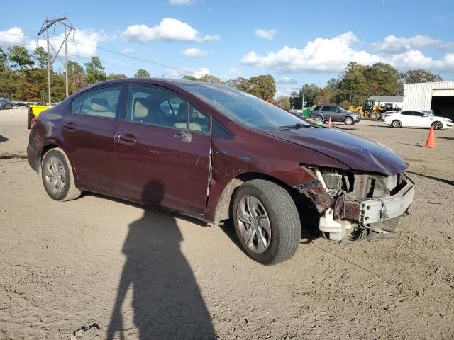 19XFB2F58FE089271 - 2015 HONDA CIVIC LX RED photo 4