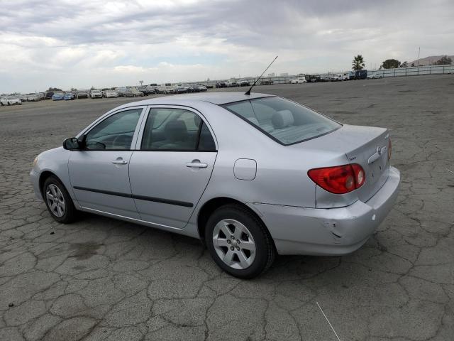 1NXBR32E05Z504472 - 2005 TOYOTA COROLLA CE SILVER photo 2