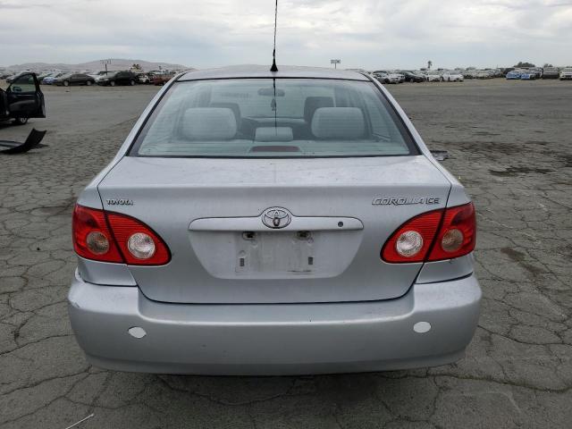 1NXBR32E05Z504472 - 2005 TOYOTA COROLLA CE SILVER photo 6