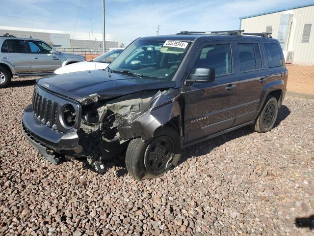 1C4NJPBAXHD209896 - 2017 JEEP PATRIOT SPORT GRAY photo 1