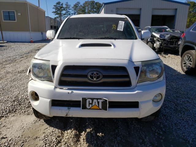 5TEJU4GN0AZ692537 - 2010 TOYOTA TACOMA DOUBLE CAB PRERUNNER WHITE photo 5