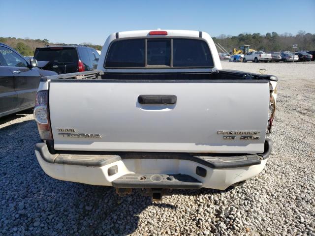5TEJU4GN0AZ692537 - 2010 TOYOTA TACOMA DOUBLE CAB PRERUNNER WHITE photo 6