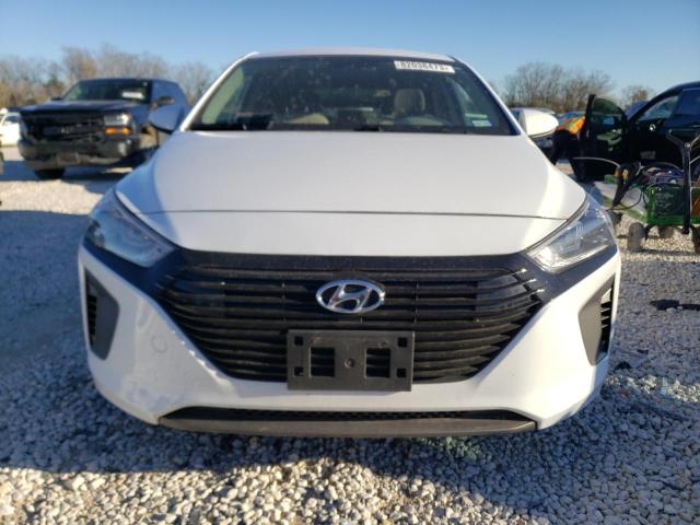 KMHC65LCXKU129482 - 2019 HYUNDAI IONIQ BLUE WHITE photo 5