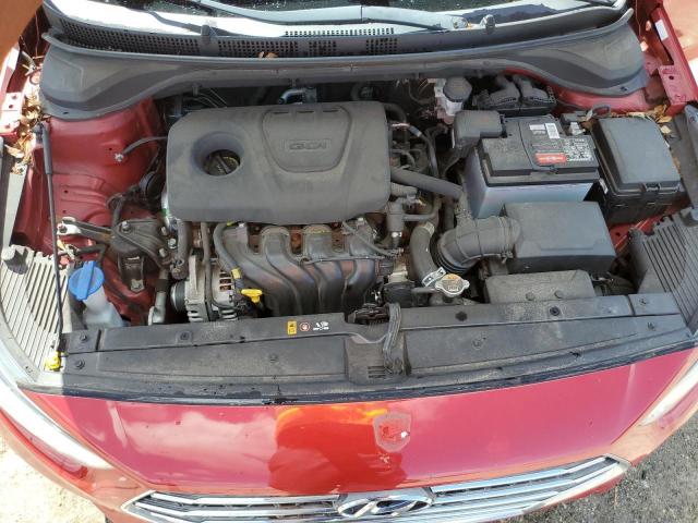 3KPC24A3XKE061633 - 2019 HYUNDAI ACCENT SE RED photo 11