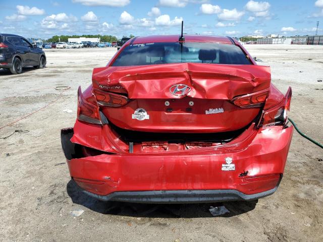 3KPC24A3XKE061633 - 2019 HYUNDAI ACCENT SE RED photo 6