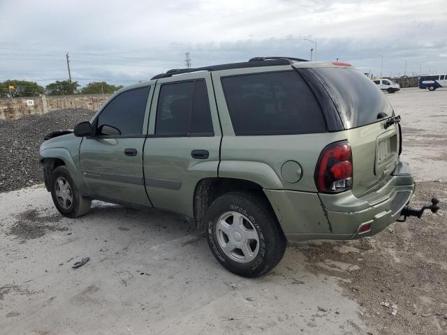 1GNDS13SX32289032 - 2003 CHEVROLET TRAILBLAZE SILVER photo 2