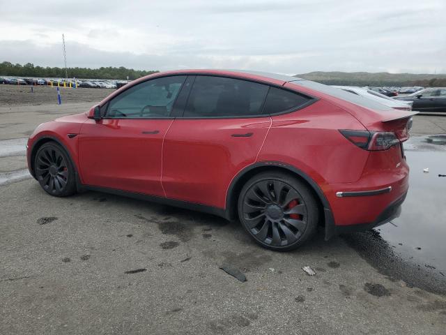 5YJYGDEF6LF006040 - 2020 TESLA MODEL Y წითელი ფოტო 2
