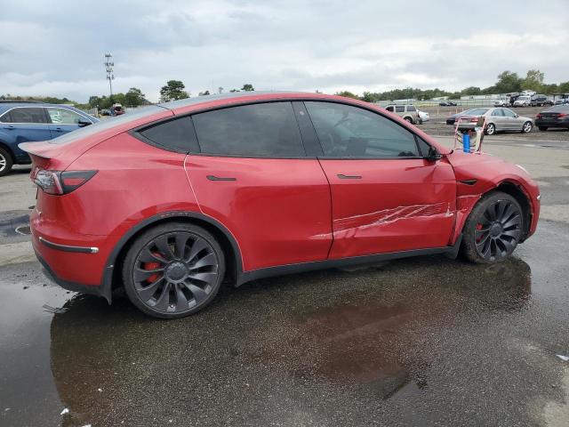5YJYGDEF6LF006040 - 2020 TESLA MODEL Y წითელი ფოტო 3
